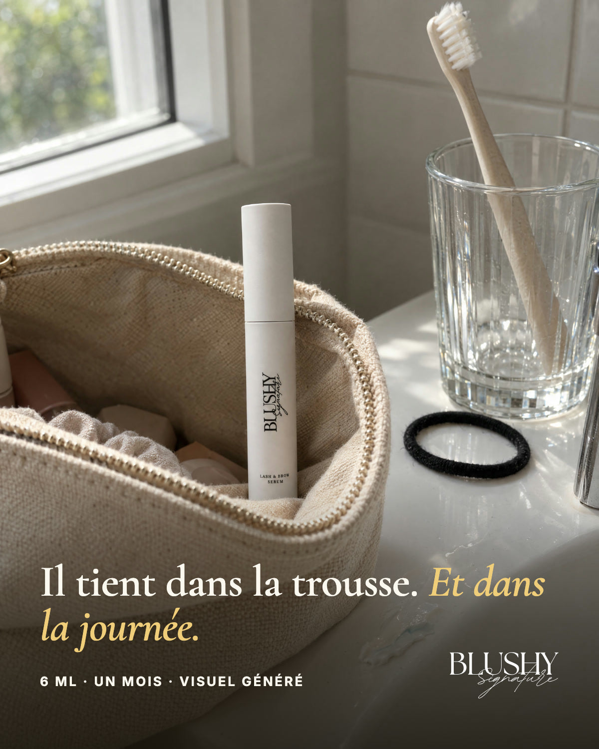 Le sérum dans la trousse